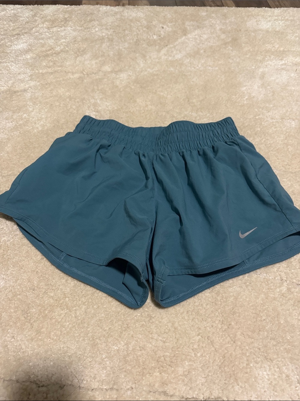 Nike Women's Teal Athletic Running Shorts
